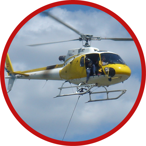 Soporte aéreo instalaciones eléctricas